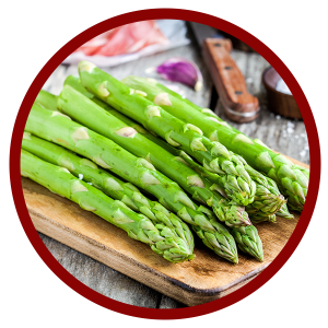 Asparagus a good source of vitamins A, C, E and K, as well as chromium