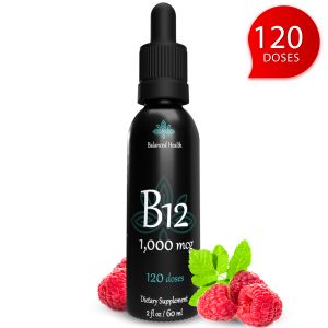 Balanced Health naturally sourced Liquid Vitamin B12 1,000 mcg Methylcobalamin